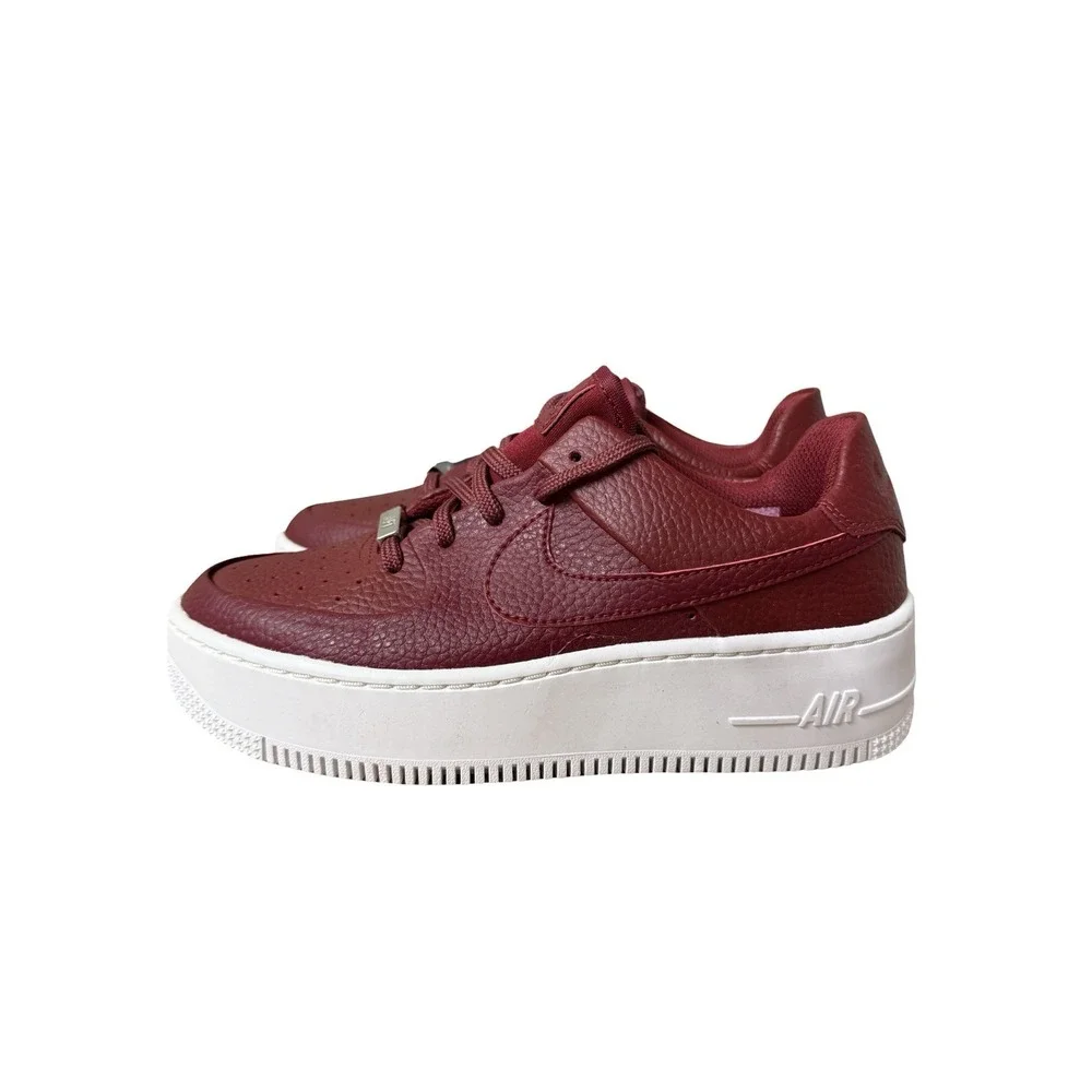 Nike Air Force 1 Sage Low Maroon/White | AR5339-602 Women Size 6
